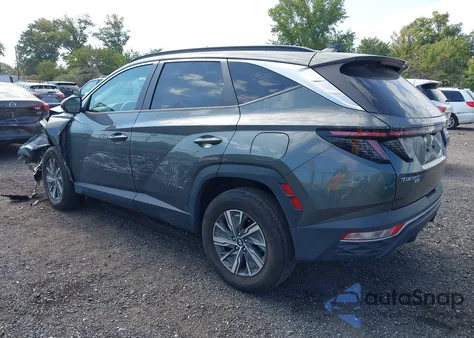 2022 Hyundai Tucson Hybrid Blue из США, поврежденный, VIN KM8JBCA19NU020489